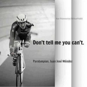Awesome, live life to the fullest! Juan Jose Mendez, cycling, paralympic cyclists
