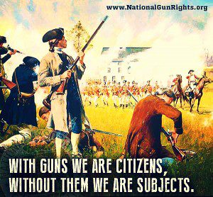 With guns we are citizens....